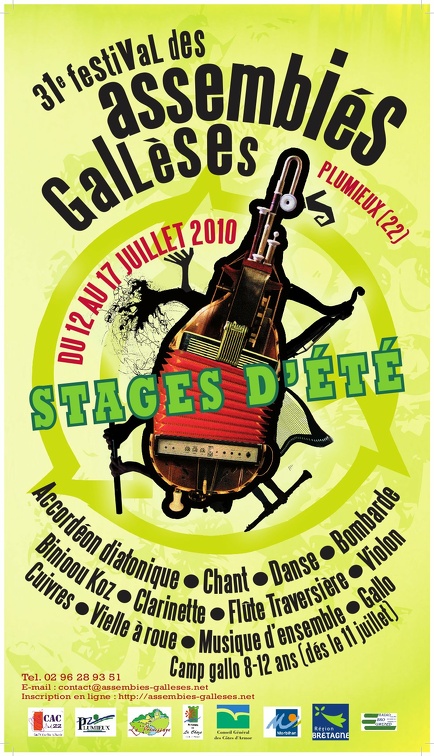 affiche stages 2010